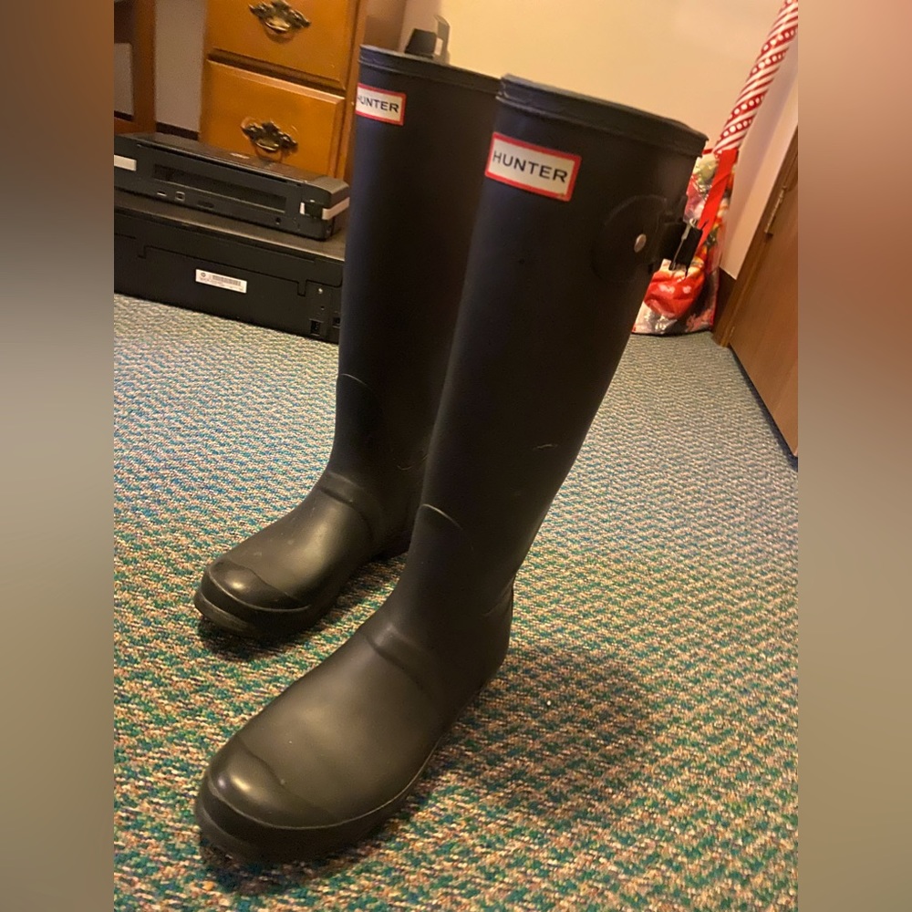 Hunter Woman Rain Boots Great Condition